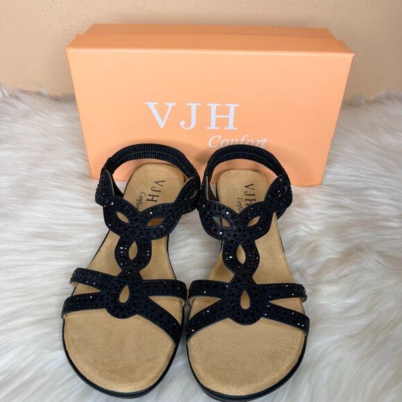 VJH Confort Rhinestone Sandals Size 7.5 - Picture 3 of 15